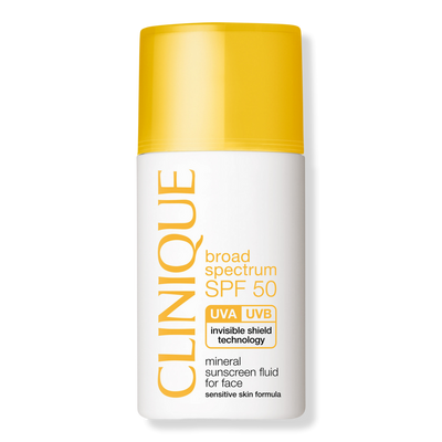 Clinique Broad Spectrum SPF 50 Mineral Sunscreen Fluid For Face