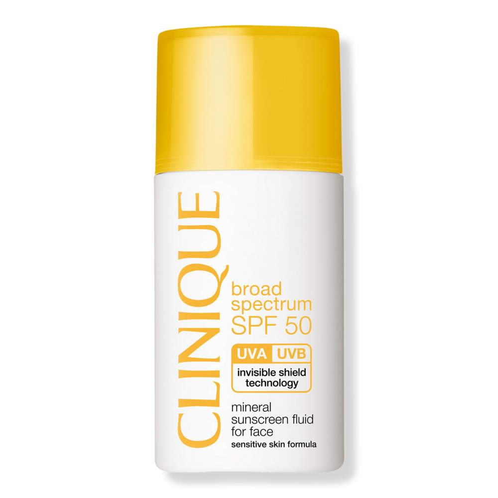 Clinique Broad Spectrum Spf 50 Mineral Sunscreen Fluid For Face