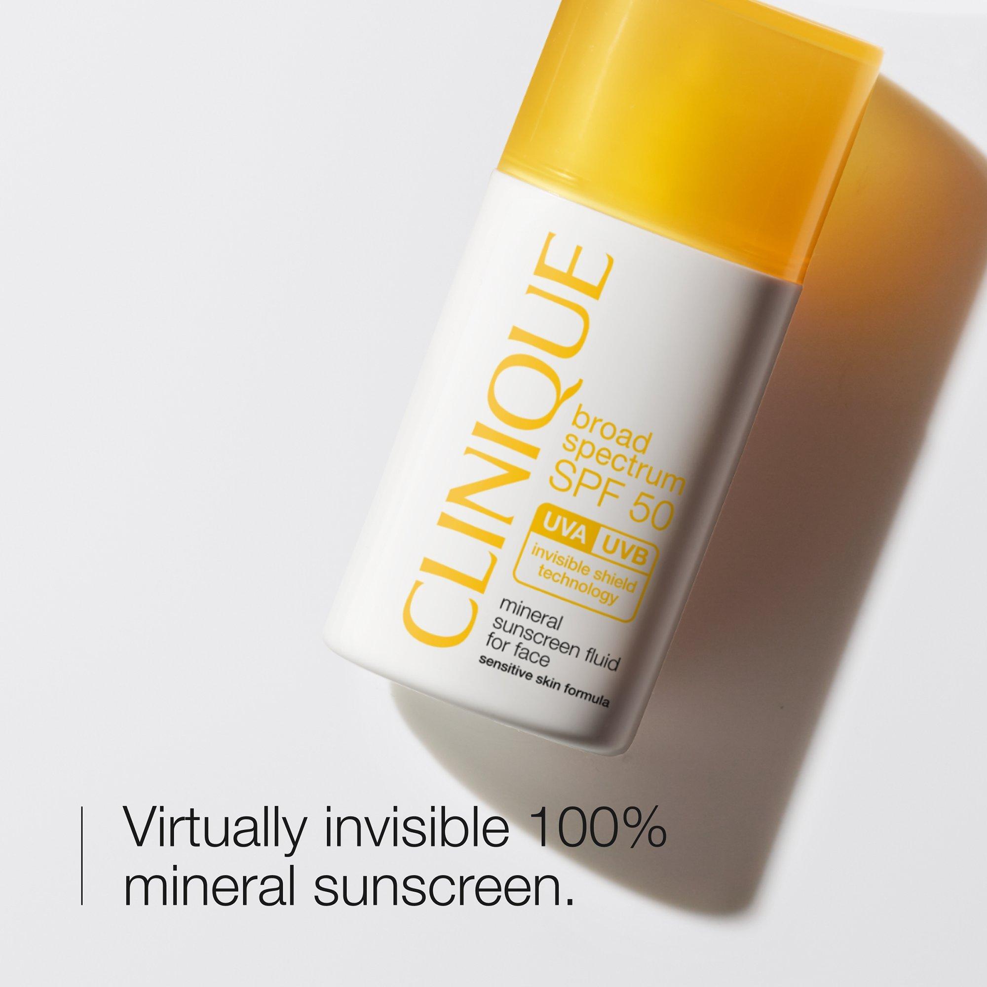 Минеральный солнцезащитный флюид для лица Clinique SPF 50 — фото 3