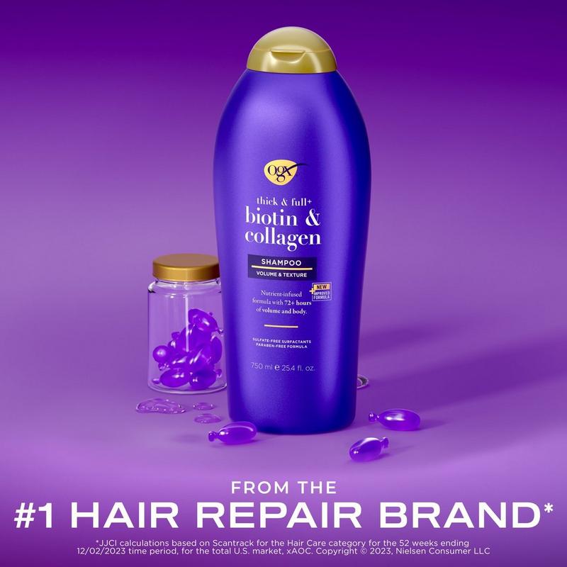OGX - 25.4 oz Thick & Full + Biotin & Collagen Shampoo | Ulta Beauty