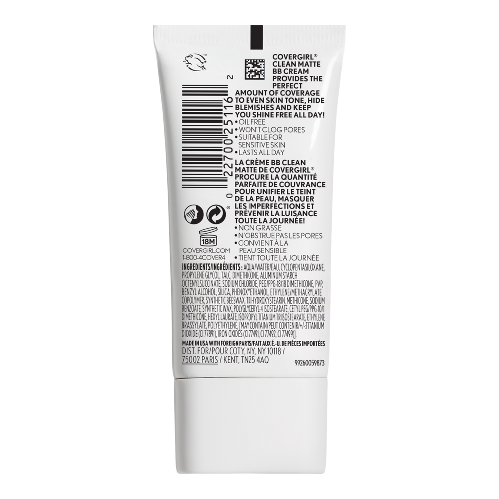 Clean Matte BB Cream - Deep