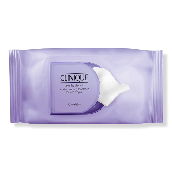 Clinique Take The Day Off Micellar Cleansing Towelettes for Face & Eyes Makeup Remover #1