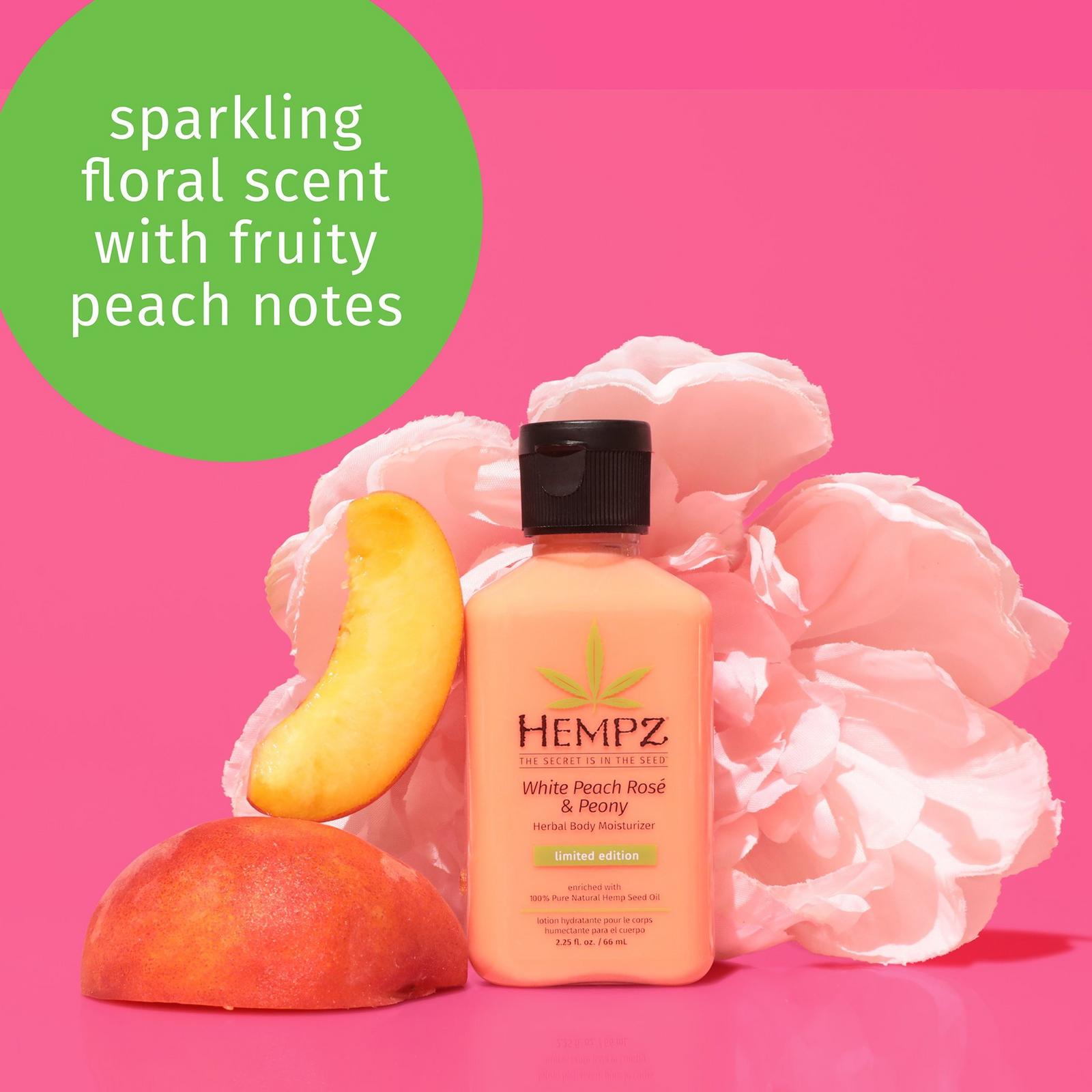 White Peach Rosé & Peony Herbal Body Moisturizer