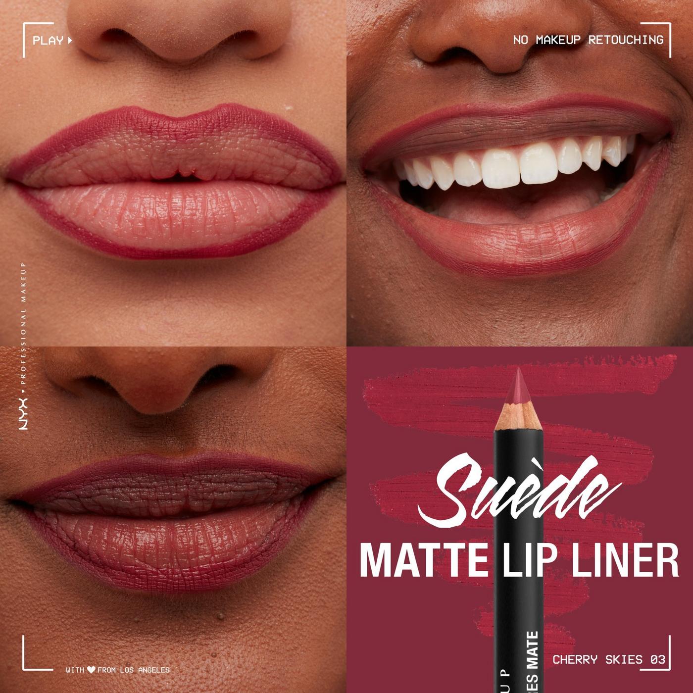 Suede Matte Lip Liner Velvet Soft Lip Pencil