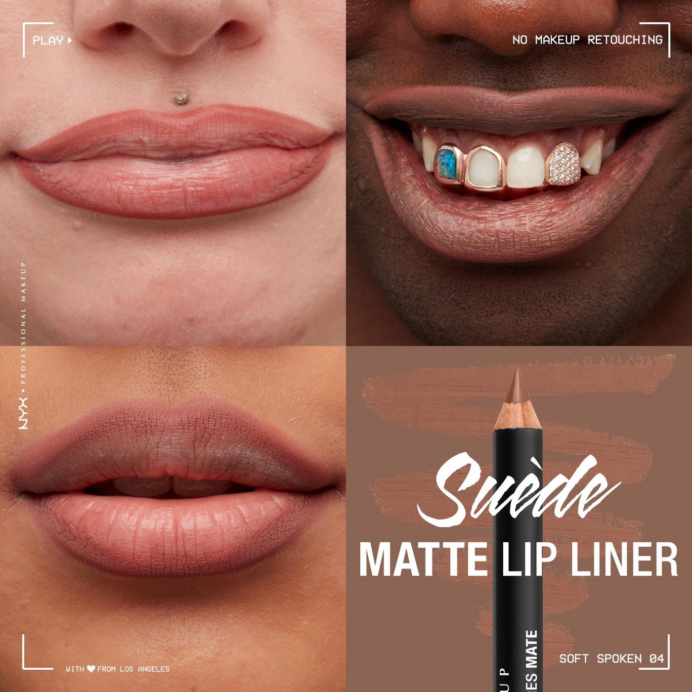 Suede Matte Lip Liner Velvet Soft Vegan Lip Pencil