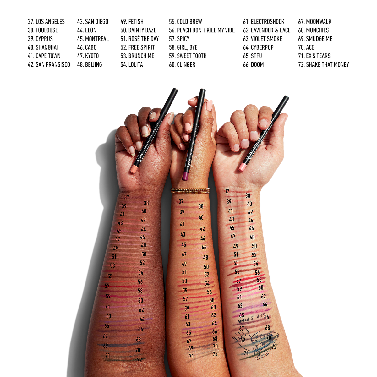 Suede Matte Lip Liner Velvet Soft Vegan Lip Pencil
