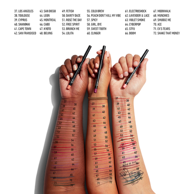 Suede Matte Lip Liner Velvet Soft Vegan Lip Pencil