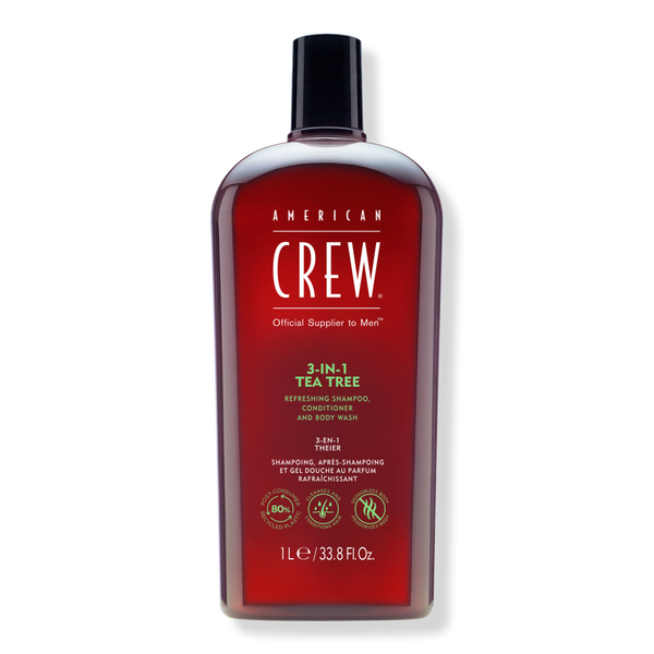 American Crew 3-in-1 Tea Tree Shampoo, Conditioner and Body Wash #1