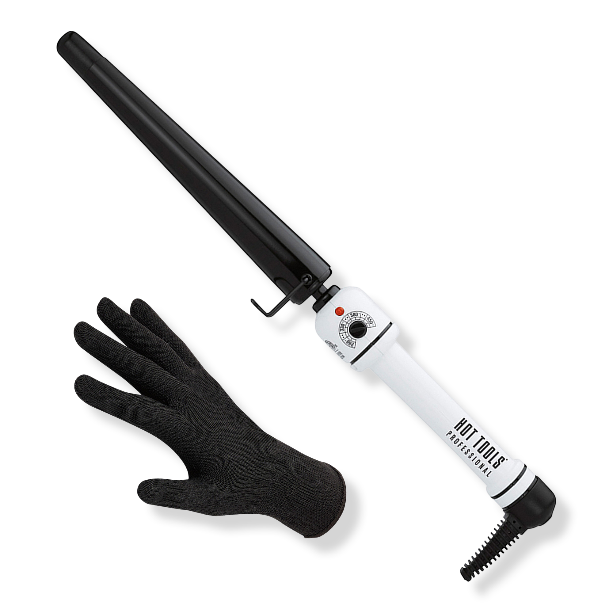 Hot Tools Professional Nano Ceramic 1-1/4" Flipperless Tapered Curling Wand #1