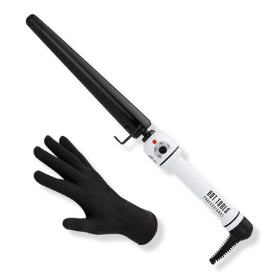 Hot Tools Professional Nano Ceramic 1-1/4" Flipperless Tapered Curling Wand