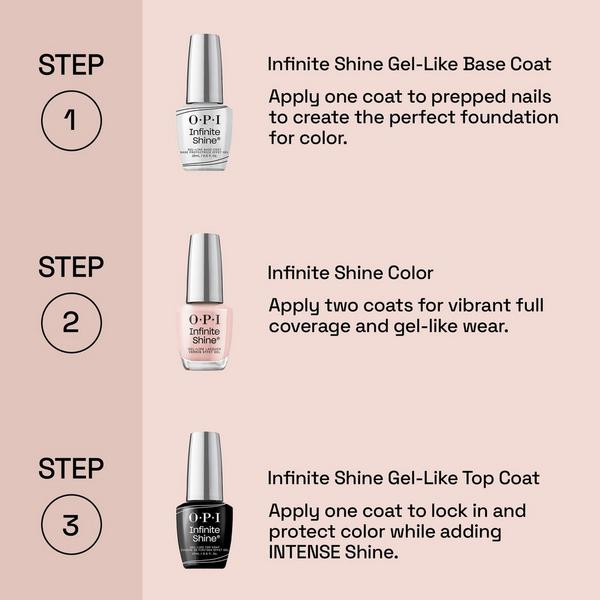 Esmalte de uñas Infinite Shine de larga duración, tonos rosas 6