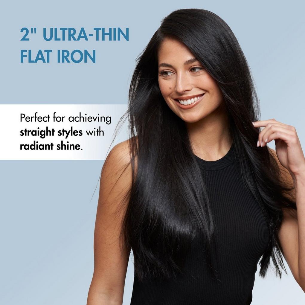 Thin straightening clearance iron