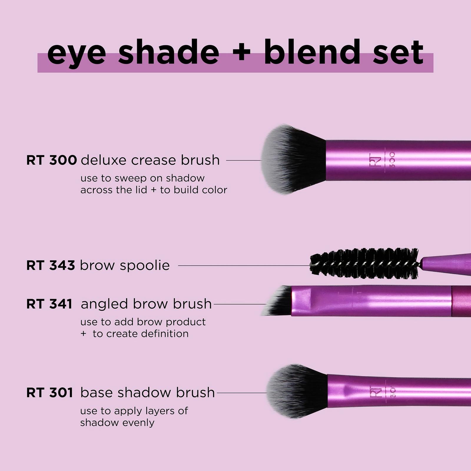 Eye Shade & Blend Eye Makeup Brush Trio Set