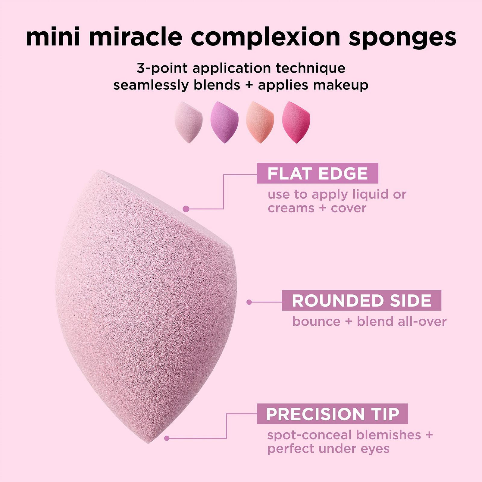 Mini Miracle Complexion Sponge 4-Pack