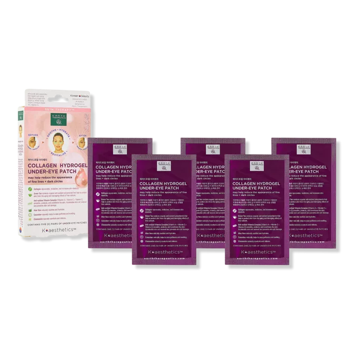2Pack Earth Therapeutics Hydrogel Collagen Under Eye Patch only 16.00