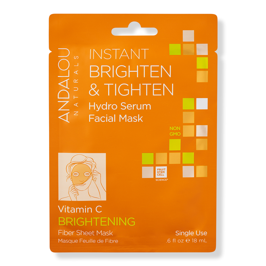 Andalou Naturals Instant Brighten & Tighten Hydro Serum Facial Mask #1