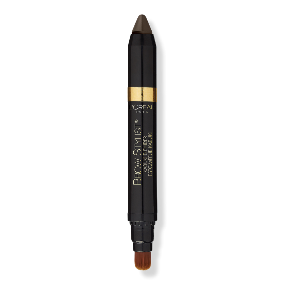 L'oreal Brow Stylist Kabuki Blender Brow Crayon - Brunette In Brown