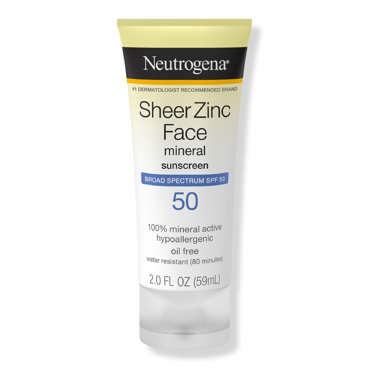 Neutrogena Sheer Zinc Face Mineral Sunscreen SPF 50 #1