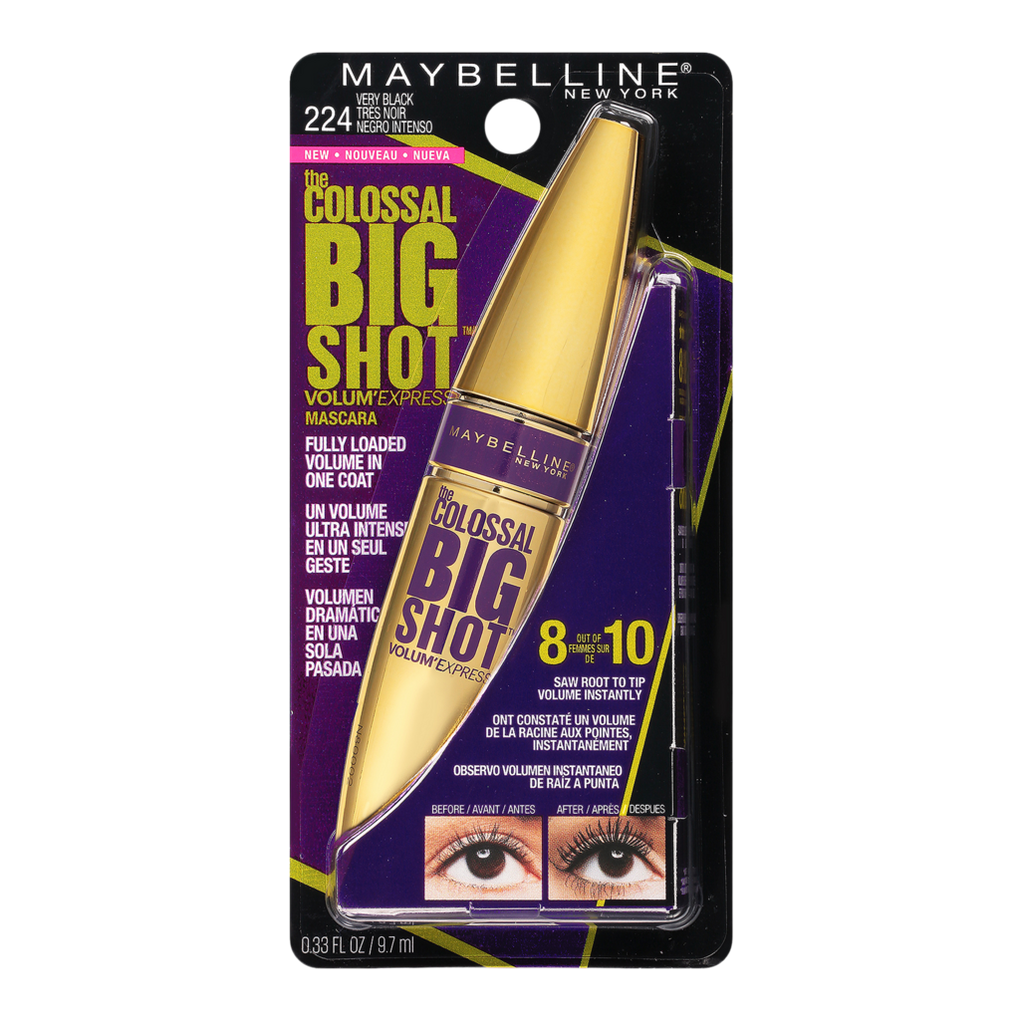Maybelline New York Volum' Express The Colossal Big Shot Mascara X Shayla,  Boomin' in Blue, 0.33 Fluid Ounce