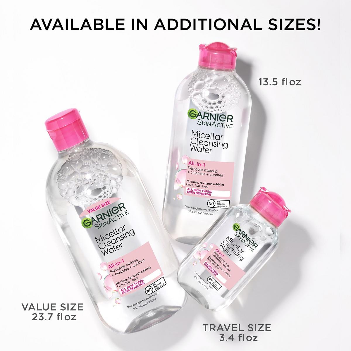 SkinActive Micellar Cleansing Water All-in-1 Cleanser & Makeup Remover