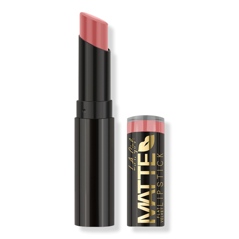 L.A. Girl Matte Flat Velvet Lipstick, Gossip - 0.1 oz tube