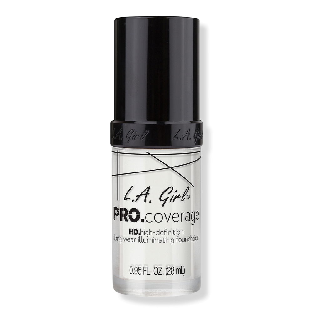 L.a. Girl Pro Coverage Liquid Foundation - White In White
