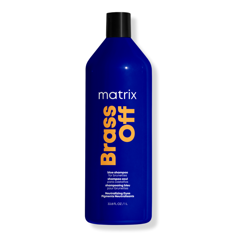 Matrix - 33.8 oz (Jumbo) Brass Off Blue Shampoo for Brunettes