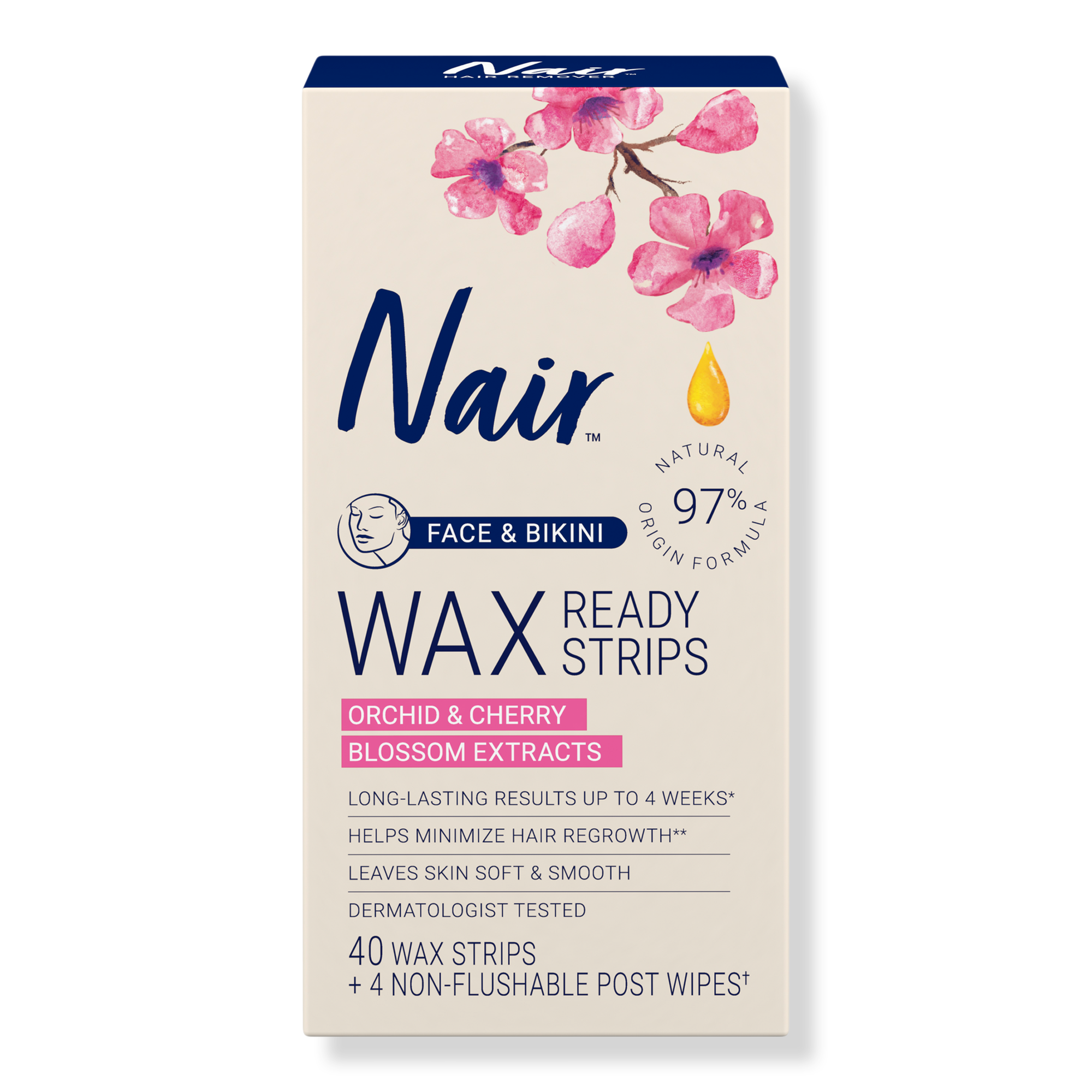 Nair Wax Ready-Strips For Face #1