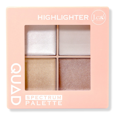 J.Cat Beauty Highlighter Quad Spectrum Palette