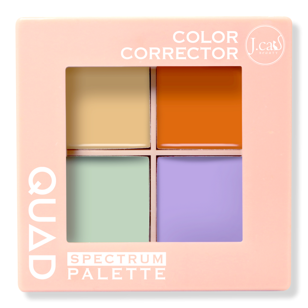 J.cat Beauty Color Corrector Quad Spectrum Palette