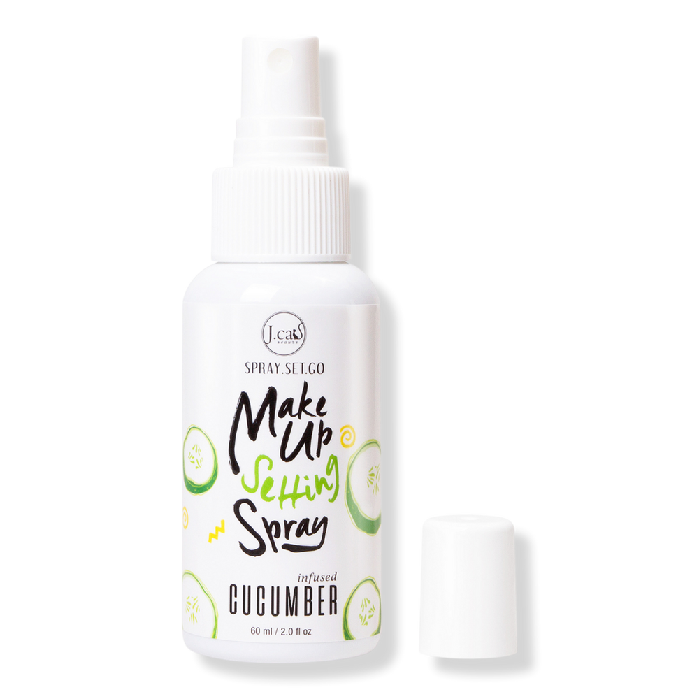 J.cat Beauty Spray, Set, Go Setting Spray - Cucumber In Green