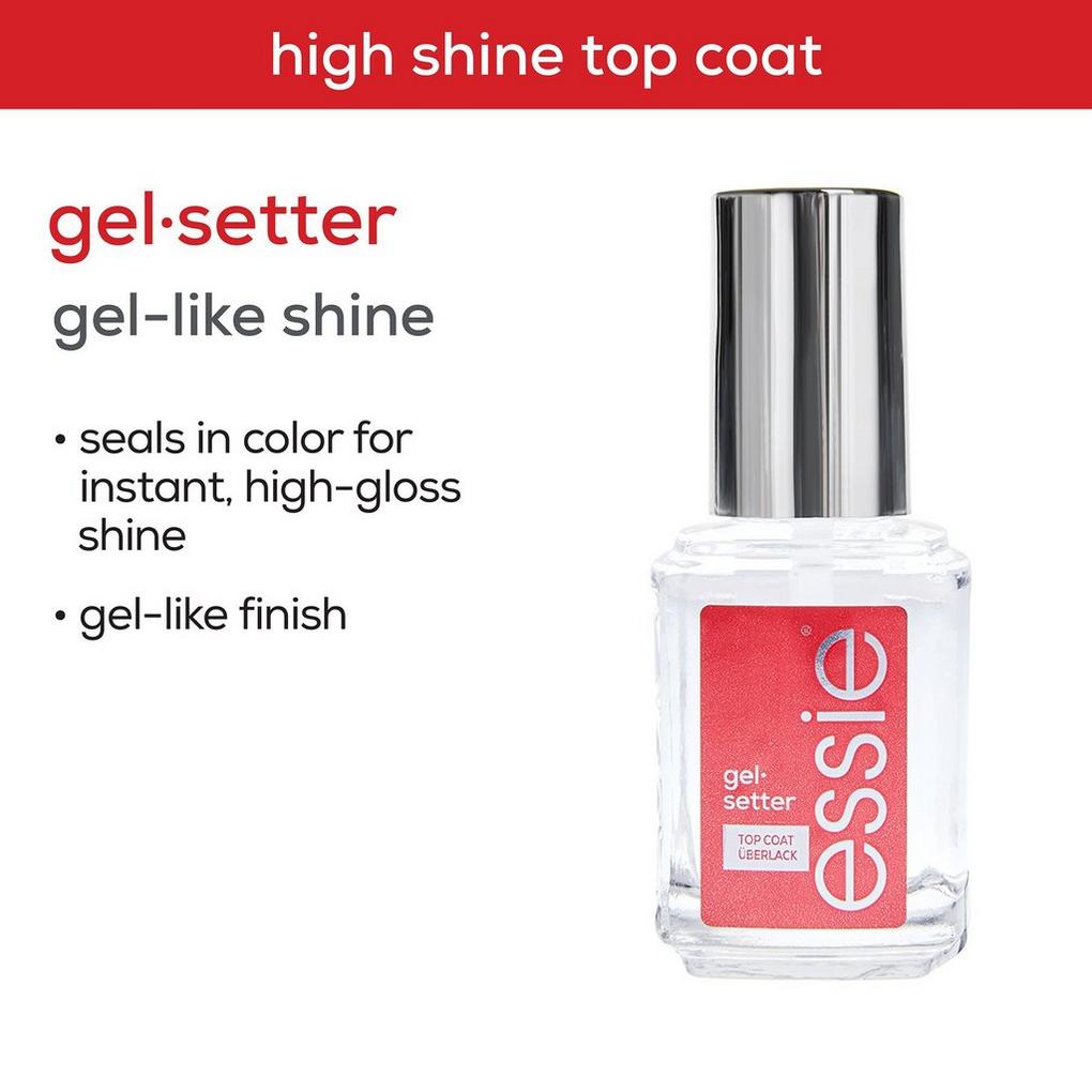 High Gloss Gel Ulta Finish Coat Essie Gel | Top Beauty Setter - Polish - Nail Like