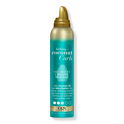 Locking + Coconut Curls Decadent Creamy Mousse