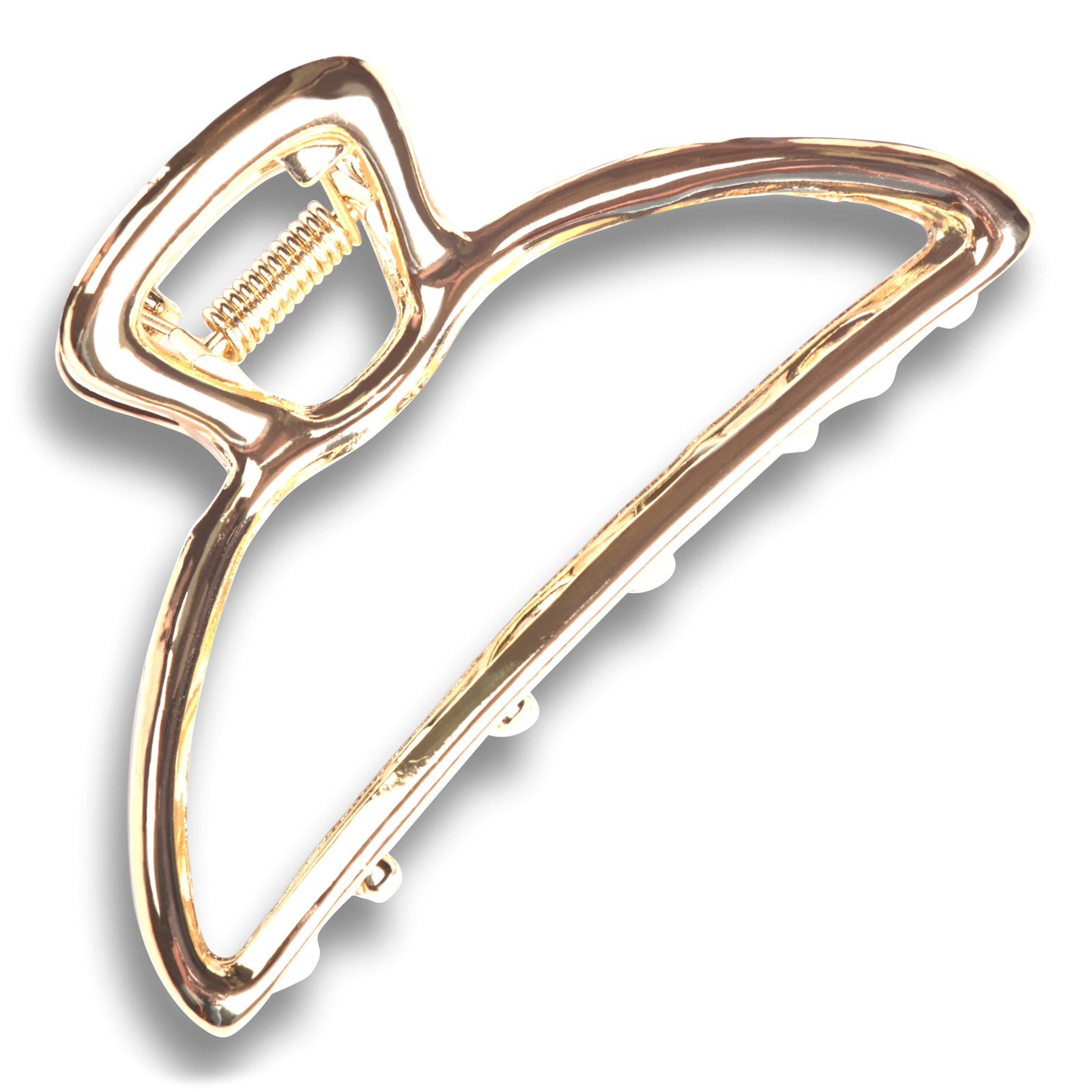 Gold Open Shape Claw Clip