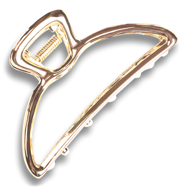 Kitsch Gold Open Shape Claw Clip #4