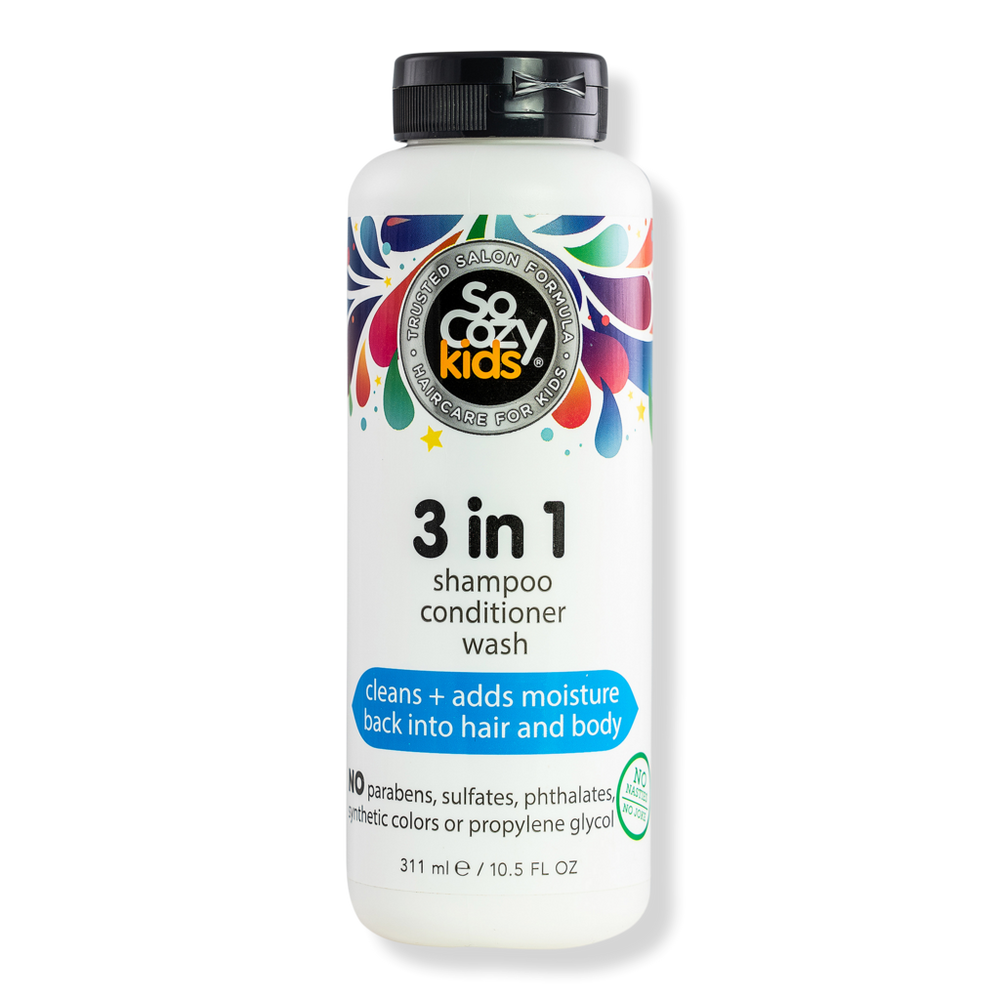 SoCozy 3-in-1 Shampoo Conditioner Body Wash for Kids - oz