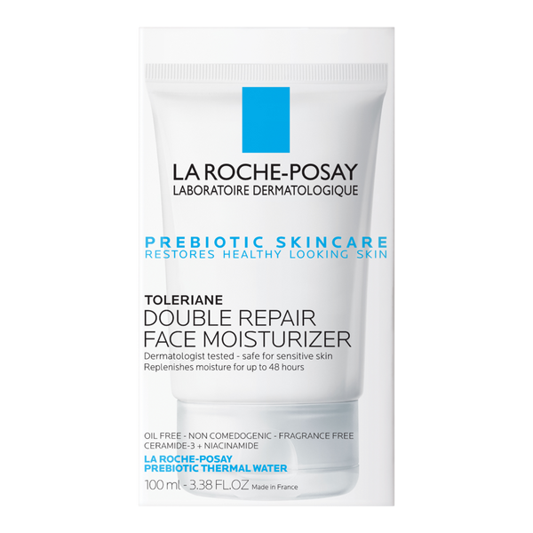 Crema hidratante facial reparadora Toleriane Double Repair con niacinamida 3