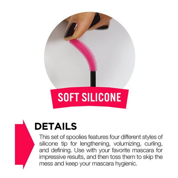 J.Cat Beauty Disposable Silicone Mascara Wand #3