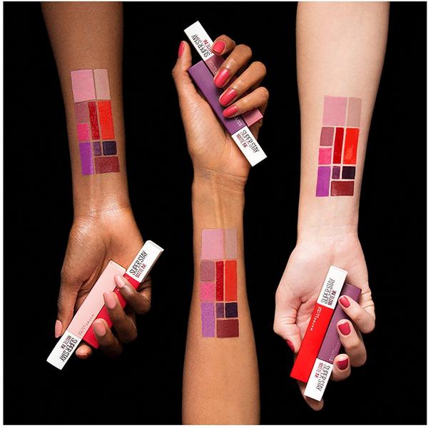 Lápiz labial líquido mate SuperStay de larga duración 7