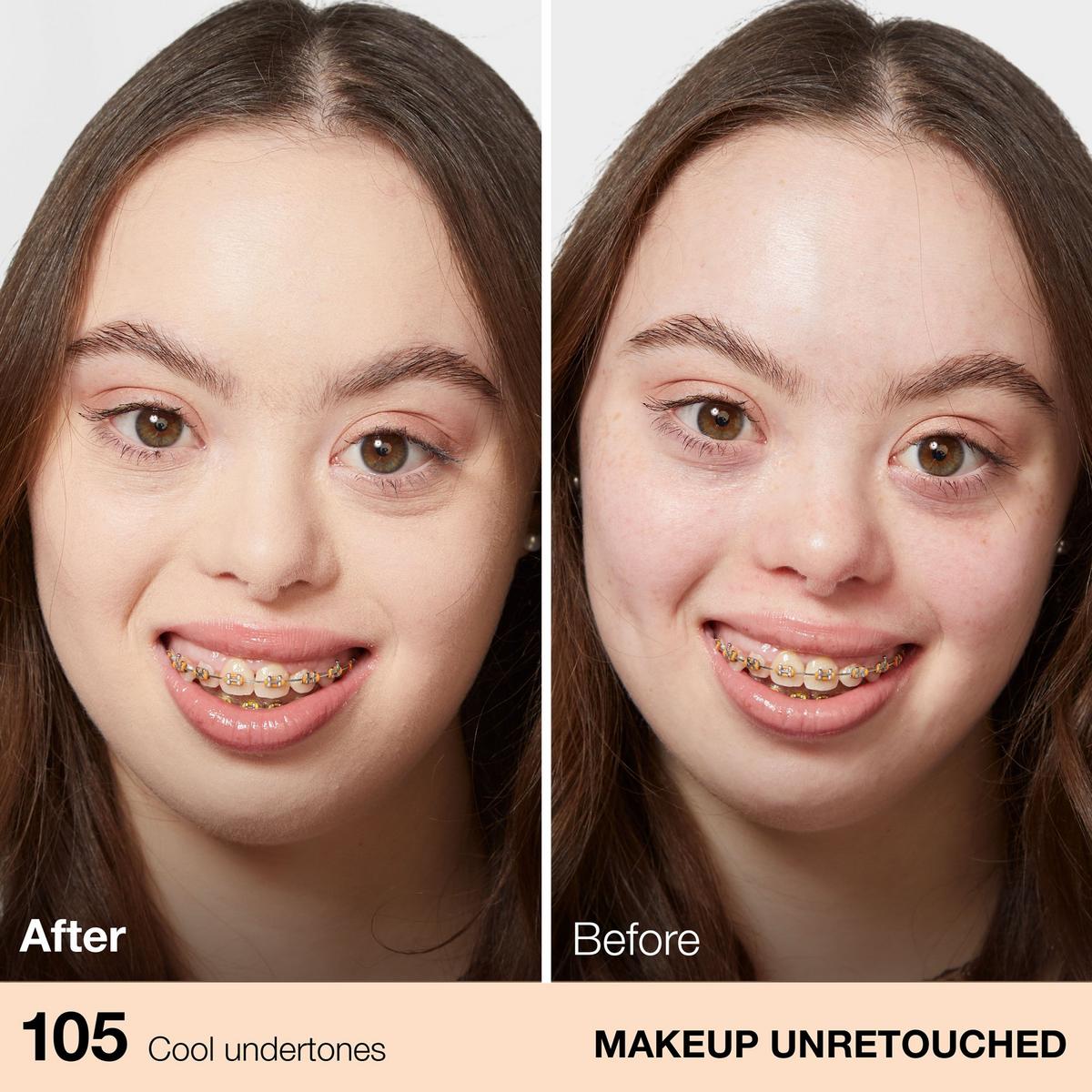 Fit Me Matte + Poreless Liquid Foundation - Fair Ivory 105