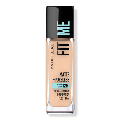 Maybelline - Soft Sand 124 Fit Me Matte + Poreless Liquid Foundation ...