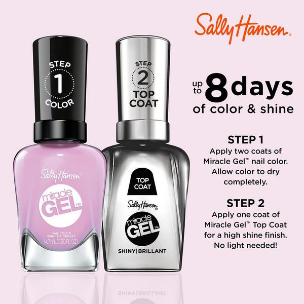 Sally Hansen Miracle Gel Nail Polish, Pinks & Purples #5