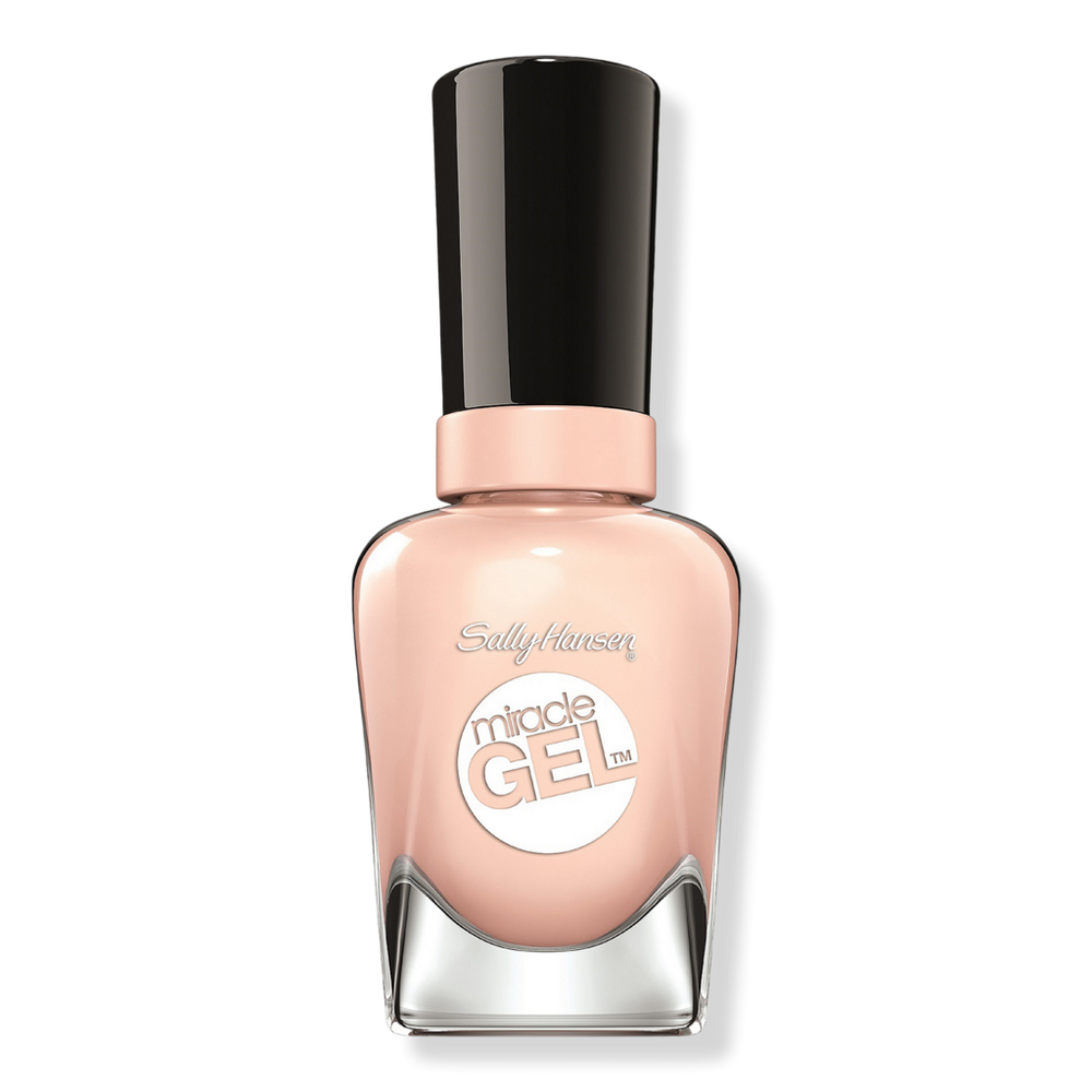 Sally Hansen Miracle Gel Nail Polish, Blacks, Whites, & Nudes - Sheer Happiness