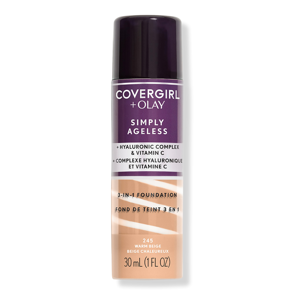 Covergirl Olay Simply Ageless 3-in-1 Liquid Foundation - Warm Beige In Brown