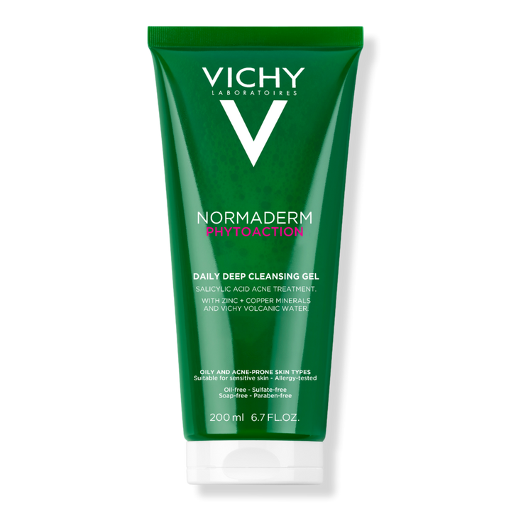Vichy Normaderm Phytoaction Daily Deep Cleansing Gel Face Cleanser with Salicylic Acid #1