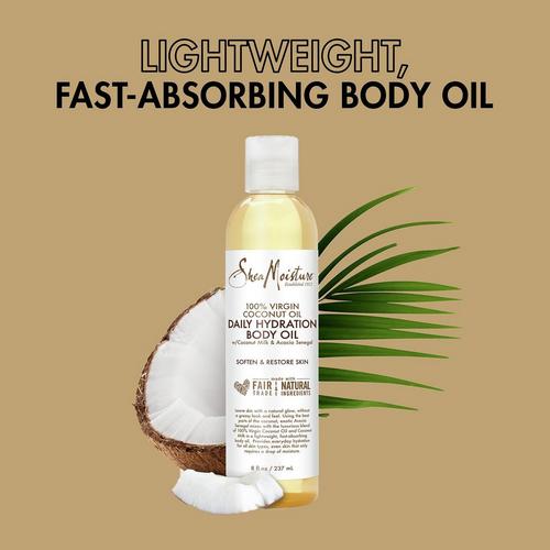 SheaMoisture 100 Virgin Coconut Oil Daily Hydration Body Oil 3
