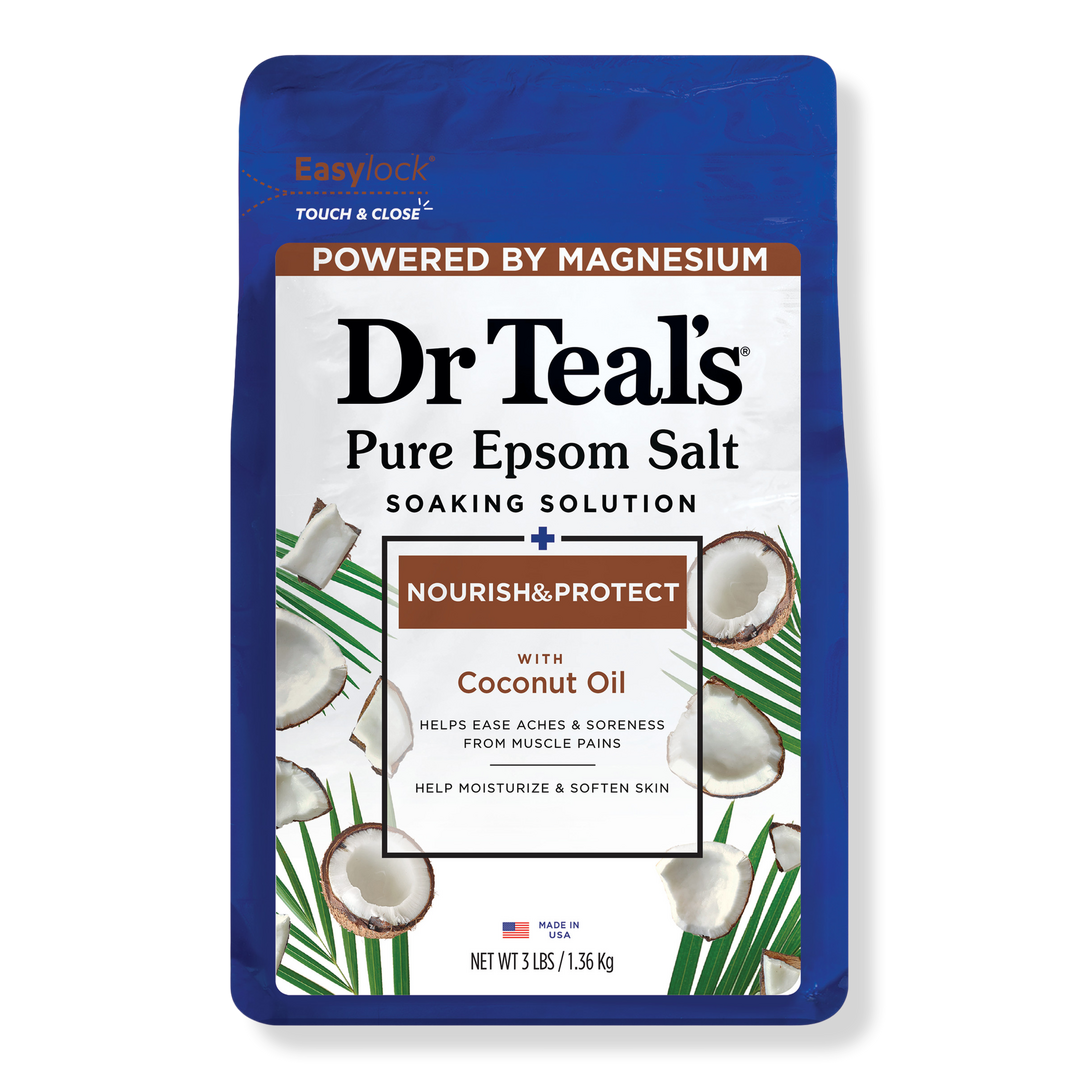 Dr Teal's Pure Epsom Salt Soaking Solution with Coconut Oil #1