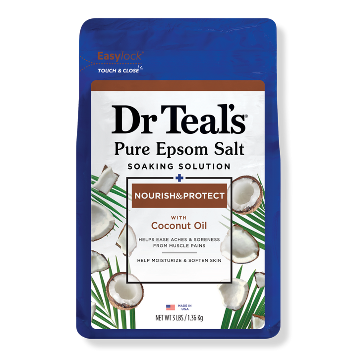 Dr Teal's Pure Epsom Salt Soaking Solution with Coconut Oil #1