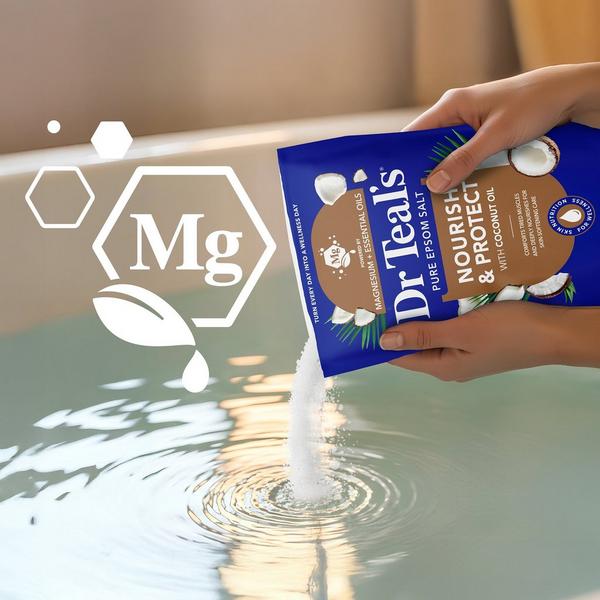 Dr Teal's Pure Epsom Salt Soaking Solution with Coconut Oil #4