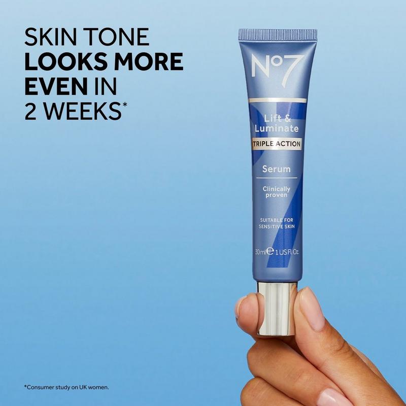 No7 - 1.6 oz Lift & Luminate Triple Action Face Serum | Ulta Beauty